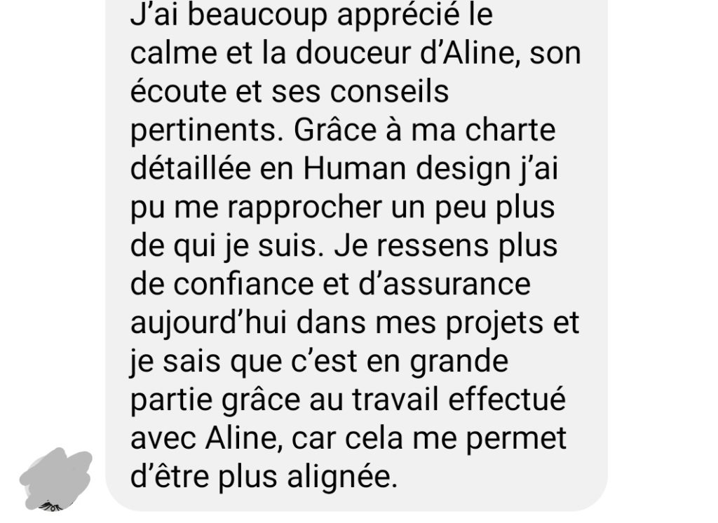 Temoignage_Elodie Témoignage Human Design Elodie