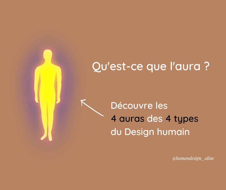 Les 4 types d'auras dans le Design humain Les 4 types d'auras dans le Design humain